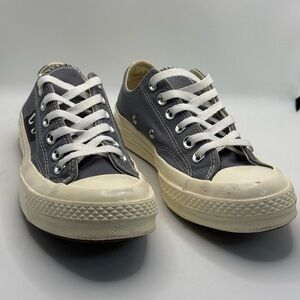 Comme des Garçons Play x Converse Chuck 70 low-top in steel grey Size 5M - 7W